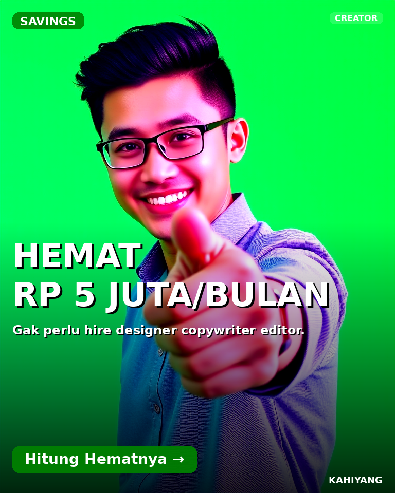 HEMAT RP 5 JUTA/BULAN