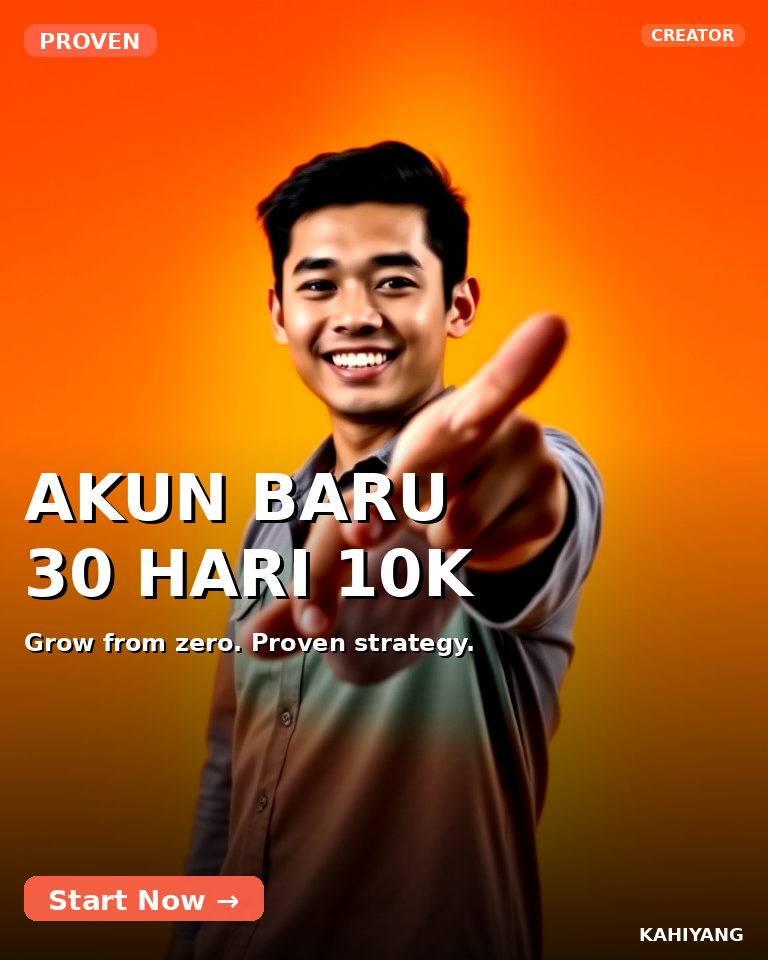 AKUN BARU 30 HARI 10K